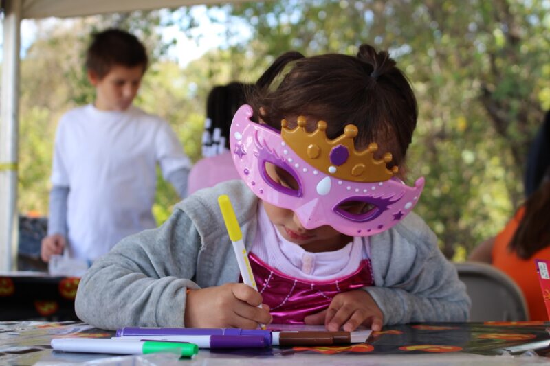 Child Doing Arts & Crafts