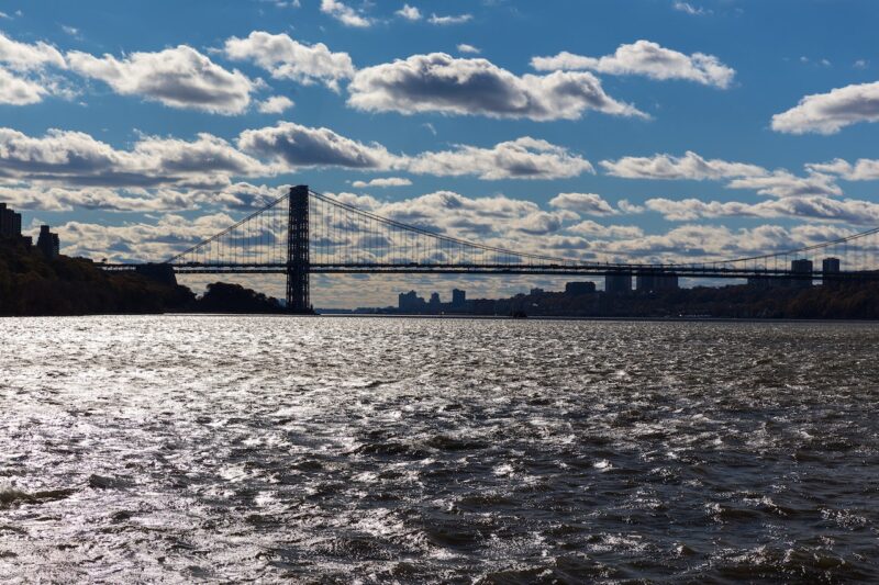 New Jersey Bridge Near Delaware River
