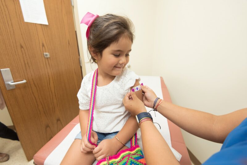 Child Receiving Vaccine