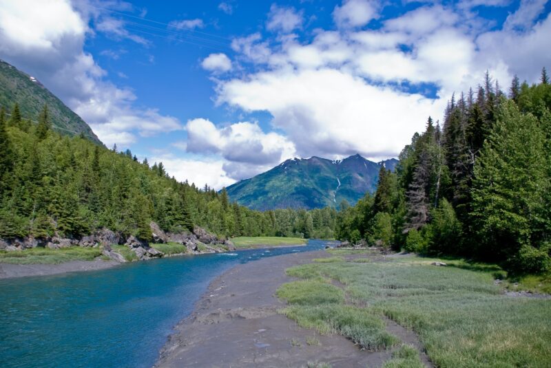 alaska-wilderness-by-a-river-or-stream-with-green-and-blue-mountains-in-background