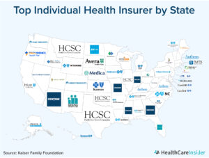 Top Individual Health Insurer By State