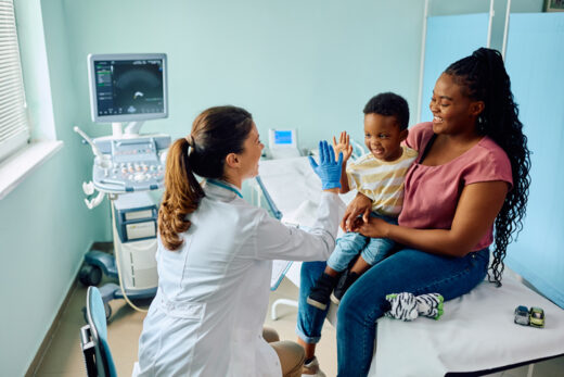 Family at the doctor