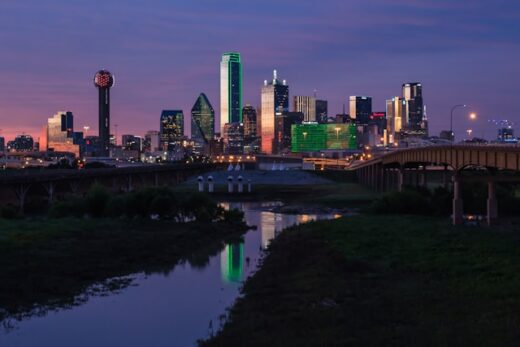 Austin skyline representing statewide health coverage in Texas.